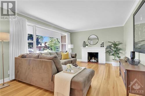 2063 Neepawa Avenue, Ottawa, ON - Indoor Photo Showing Living Room With Fireplace