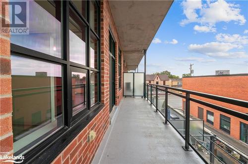 Private Balcony - 21 Matchedash Street S Unit# 309, Orillia, ON - Outdoor With Exterior