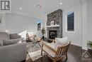 921 Lakeridge Drive, Ottawa, ON  - Indoor Photo Showing Living Room With Fireplace 