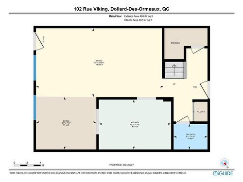 Drawing (sketch) - 102 Rue Viking, Dollard-Des-Ormeaux, QC 