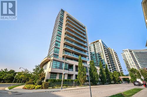 820 - 35 Brian Peck Crescent W, Toronto (Thorncliffe Park), ON - Outdoor With Balcony With Facade