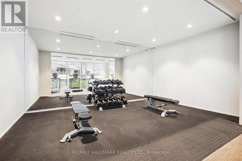 2307 - 20 Tubman Avenue, Toronto (Regent Park), ON - Indoor Photo Showing Gym Room