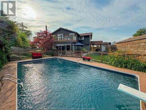 8235 Riverside Dr E, Windsor, ON - Outdoor With In Ground Pool