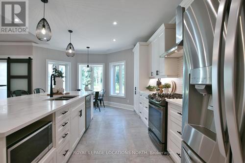 4 Laurel Boulevard, Collingwood, ON - Indoor Photo Showing Kitchen With Stainless Steel Kitchen With Double Sink With Upgraded Kitchen