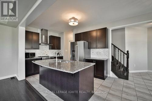 16 Facet Street, Brampton (Brampton West), ON - Indoor Photo Showing Kitchen With Double Sink With Upgraded Kitchen