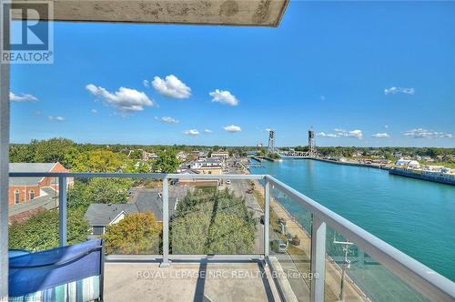 606 - 118 West Street, Port Colborne, ON - Outdoor With Body Of Water With Balcony With View