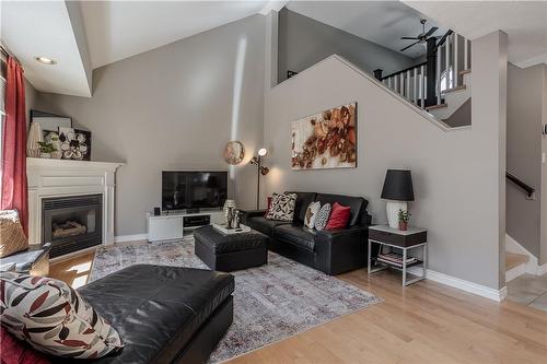 2057 Grovetree Lane, Burlington, ON - Indoor Photo Showing Living Room With Fireplace