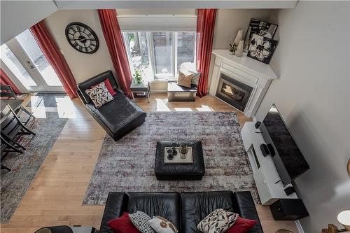 2057 Grovetree Lane, Burlington, ON - Indoor Photo Showing Living Room With Fireplace