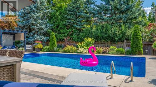 137 Longwater Chase, Markham (Unionville), ON - Outdoor With In Ground Pool With Backyard