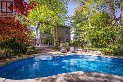 1273 Queen Victoria Avenue, Mississauga, ON - Outdoor With In Ground Pool With Backyard