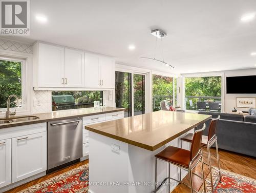 1273 Queen Victoria Avenue, Mississauga, ON - Indoor Photo Showing Kitchen With Double Sink