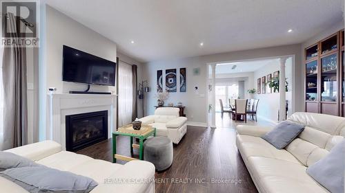 3 Dillon Drive, Brampton (Credit Valley), ON - Indoor Photo Showing Living Room With Fireplace