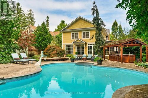 938 Meadow Wood Road, Mississauga, ON - Outdoor With In Ground Pool With Backyard