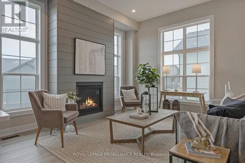 705 Wilkins Gate, Cobourg, ON - Indoor Photo Showing Living Room With Fireplace