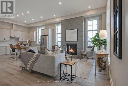 705 Wilkins Gate, Cobourg, ON - Indoor Photo Showing Living Room With Fireplace