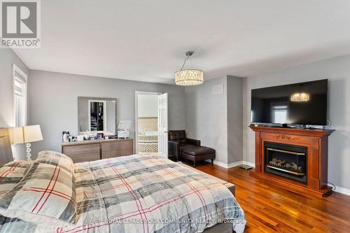 241 Shaughnessy Boulevard, Toronto, ON - Indoor Photo Showing Bedroom With Fireplace