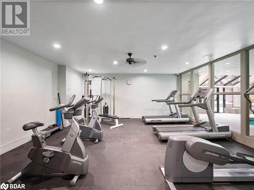 200 Robert Speck Parkway Unit# 602, Mississauga, ON - Indoor Photo Showing Gym Room