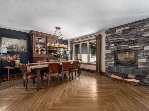 595 Durango Drive, Kamloops, BC - Indoor With Fireplace