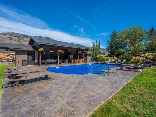 595 Durango Drive, Kamloops, BC - Outdoor With In Ground Pool