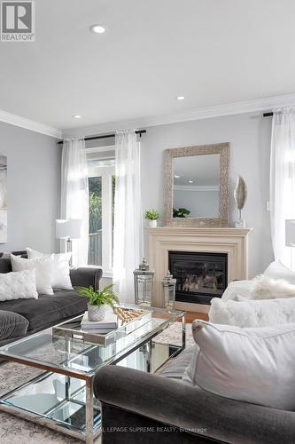 304 Fritillary Street, Oakville, ON - Indoor Photo Showing Living Room With Fireplace