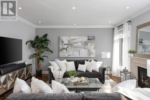 304 Fritillary Street, Oakville (Bronte West), ON - Indoor Photo Showing Living Room With Fireplace