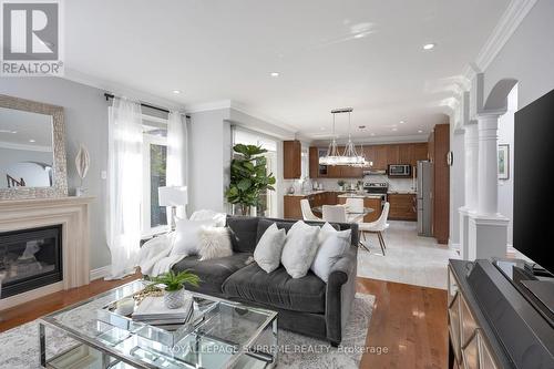 304 Fritillary Street, Oakville (Bronte West), ON - Indoor Photo Showing Living Room With Fireplace