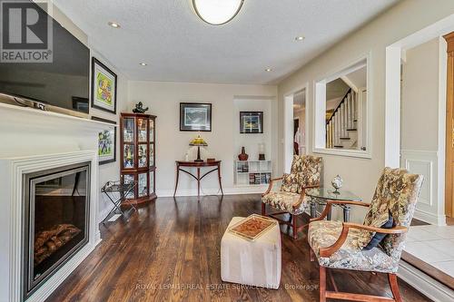 226 Poole Drive, Oakville, ON - Indoor Photo Showing Living Room With Fireplace