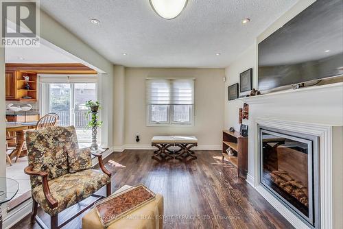 226 Poole Drive, Oakville, ON - Indoor Photo Showing Living Room With Fireplace