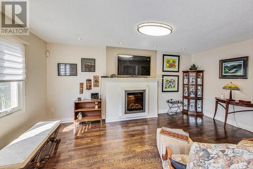 226 Poole Drive, Oakville, ON - Indoor Photo Showing Living Room With Fireplace