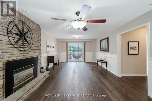 62 Hillside Drive, Brampton (Westgate), ON - Indoor Photo Showing Living Room With Fireplace