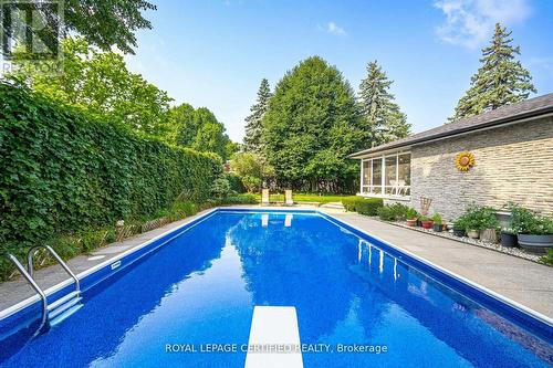 62 Hillside Drive, Brampton (Westgate), ON - Outdoor With In Ground Pool With Backyard