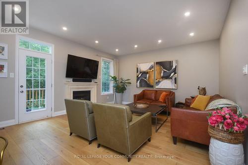 277 Creek Path Avenue, Oakville, ON - Indoor Photo Showing Living Room With Fireplace