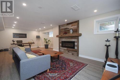 277 Creek Path Avenue, Oakville, ON - Indoor Photo Showing Living Room With Fireplace