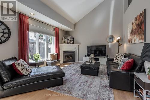 2057 Grovetree Lane, Burlington (Brant), ON - Indoor Photo Showing Living Room With Fireplace