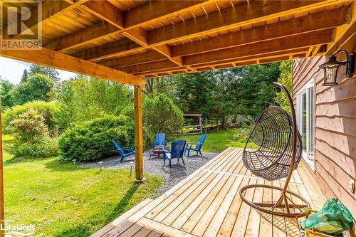 Large Lower Deck - 1117 Mistivale Road, Minden, ON - Outdoor With Deck Patio Veranda