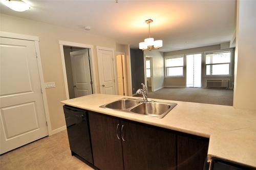 211-1481 Glenmore Road, Kelowna, BC - Indoor Photo Showing Kitchen With Double Sink