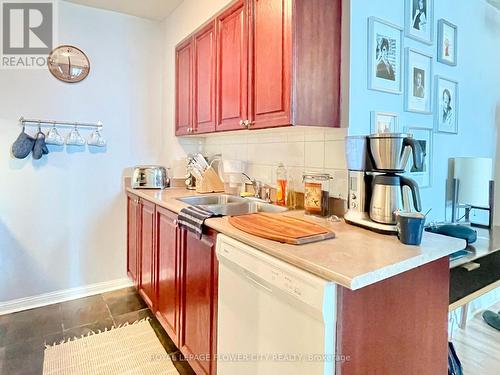 8 0 1 - 228 Queens Quay, Toronto (Waterfront Communities), ON - Indoor Photo Showing Kitchen With Double Sink