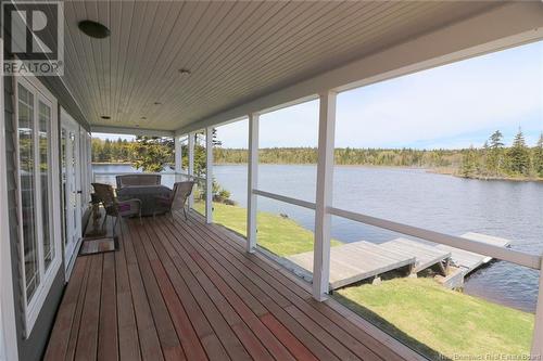 -- Crabbe Road - Middle Dam, Grand Manan, NB - Outdoor With Body Of Water With Deck Patio Veranda With Exterior