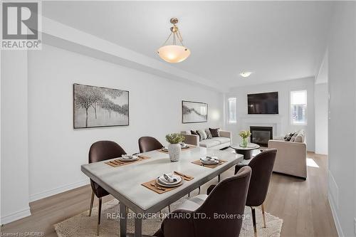 1200 Anson Gate, Oakville, ON - Indoor Photo Showing Dining Room With Fireplace