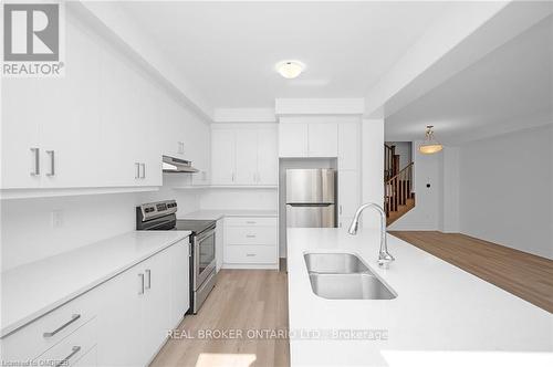 1200 Anson Gate, Oakville, ON - Indoor Photo Showing Kitchen With Stainless Steel Kitchen With Double Sink