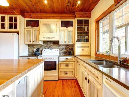 Kitchen - 160 53E Rue, Saint-Côme, QC - Indoor Photo Showing Kitchen With Double Sink