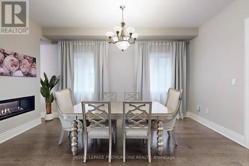 133 Cannes Avenue, Vaughan (Vellore Village), ON - Indoor Photo Showing Dining Room With Fireplace