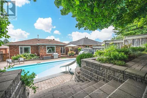 74 Gibbon Drive, Barrie (Letitia Heights), ON - Outdoor With In Ground Pool With Deck Patio Veranda