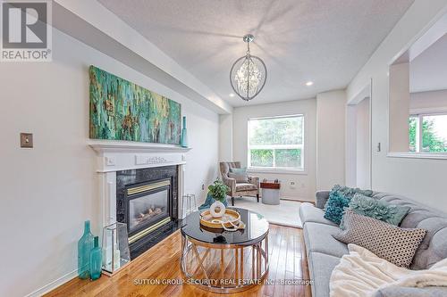 18 Black Willow Drive W, Barrie, ON - Indoor Photo Showing Living Room With Fireplace