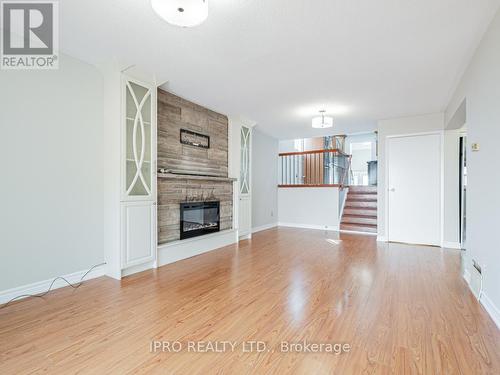 80 Winterfold Drive, Brampton (Madoc), ON - Indoor Photo Showing Living Room With Fireplace