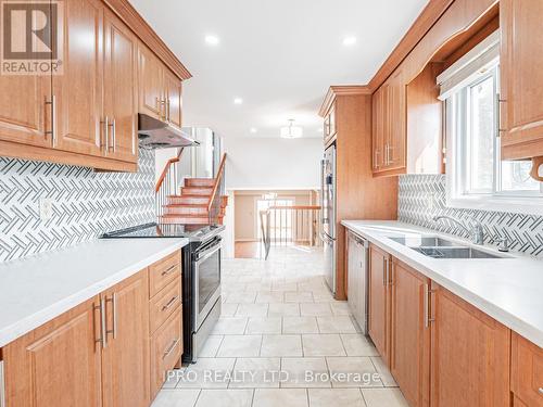 80 Winterfold Drive, Brampton (Madoc), ON - Indoor Photo Showing Kitchen With Double Sink