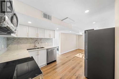 Bsmnt - 96 Rameau Drive, Toronto (Hillcrest Village), ON - Indoor Photo Showing Kitchen With Double Sink