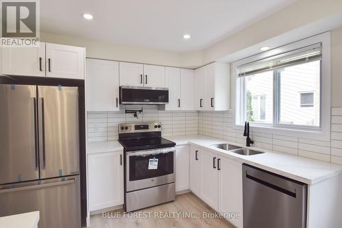 1048 Mahogany Road, London, ON - Indoor Photo Showing Kitchen With Stainless Steel Kitchen With Double Sink With Upgraded Kitchen