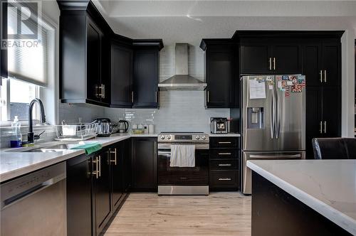 51 Su Kittling Ridge Court, Sudbury, ON - Indoor Photo Showing Kitchen With Double Sink With Upgraded Kitchen