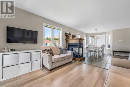 15 Cloudberry Drive, Paradise, NL - Indoor Photo Showing Living Room With Fireplace